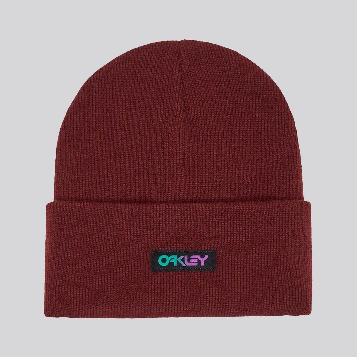 Beanie Oakley B1B Gradient Patch Burgundy-0