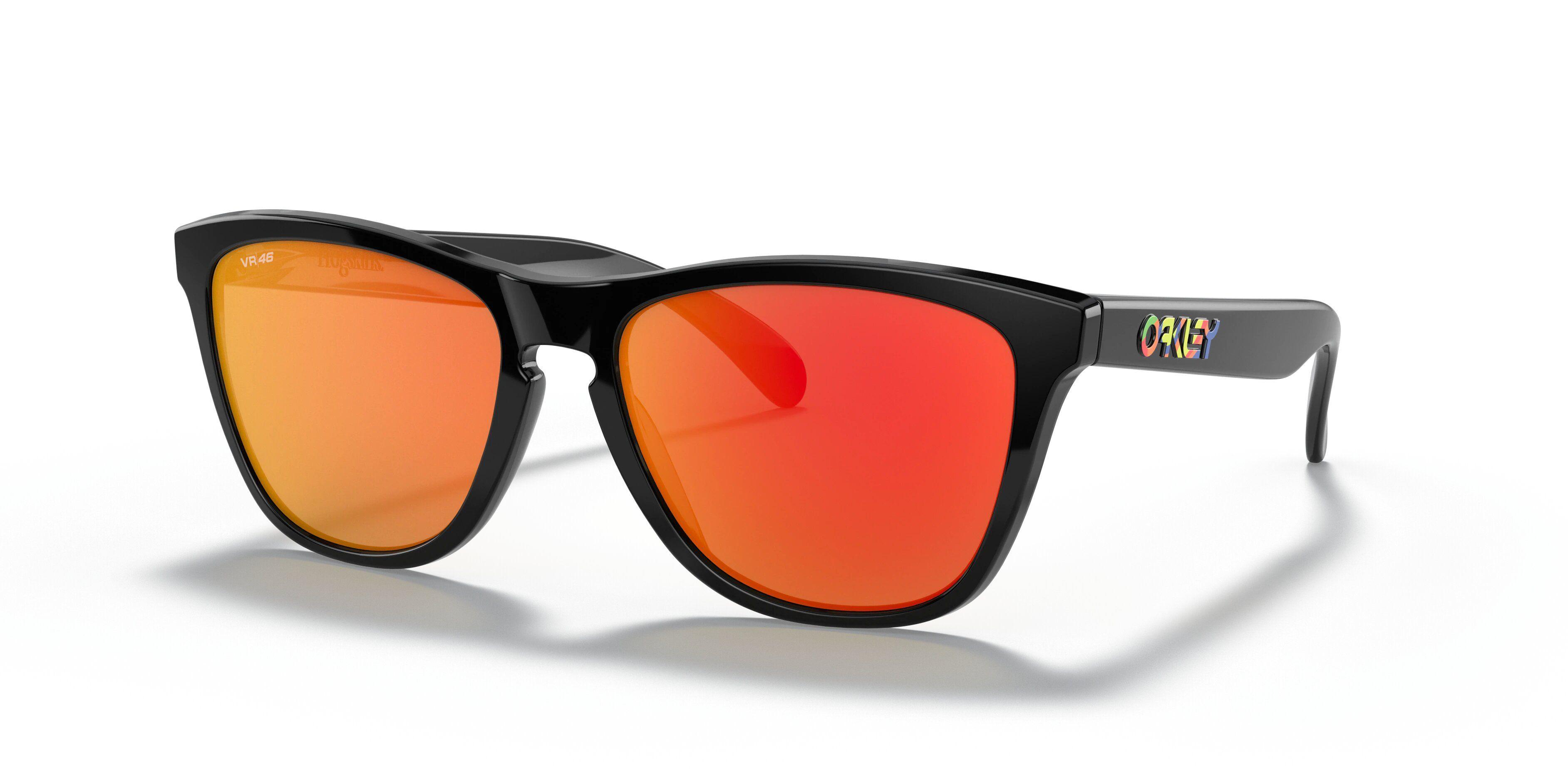 Lentes Oakley Frogskins Vr46 Polblk W/ Hombre Prizm Ruby-2