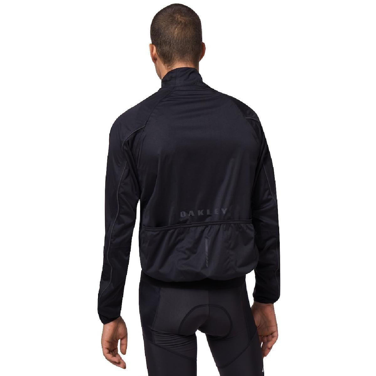 Chaqueta Ciclismo Oakley Shield Hombre Negro-4