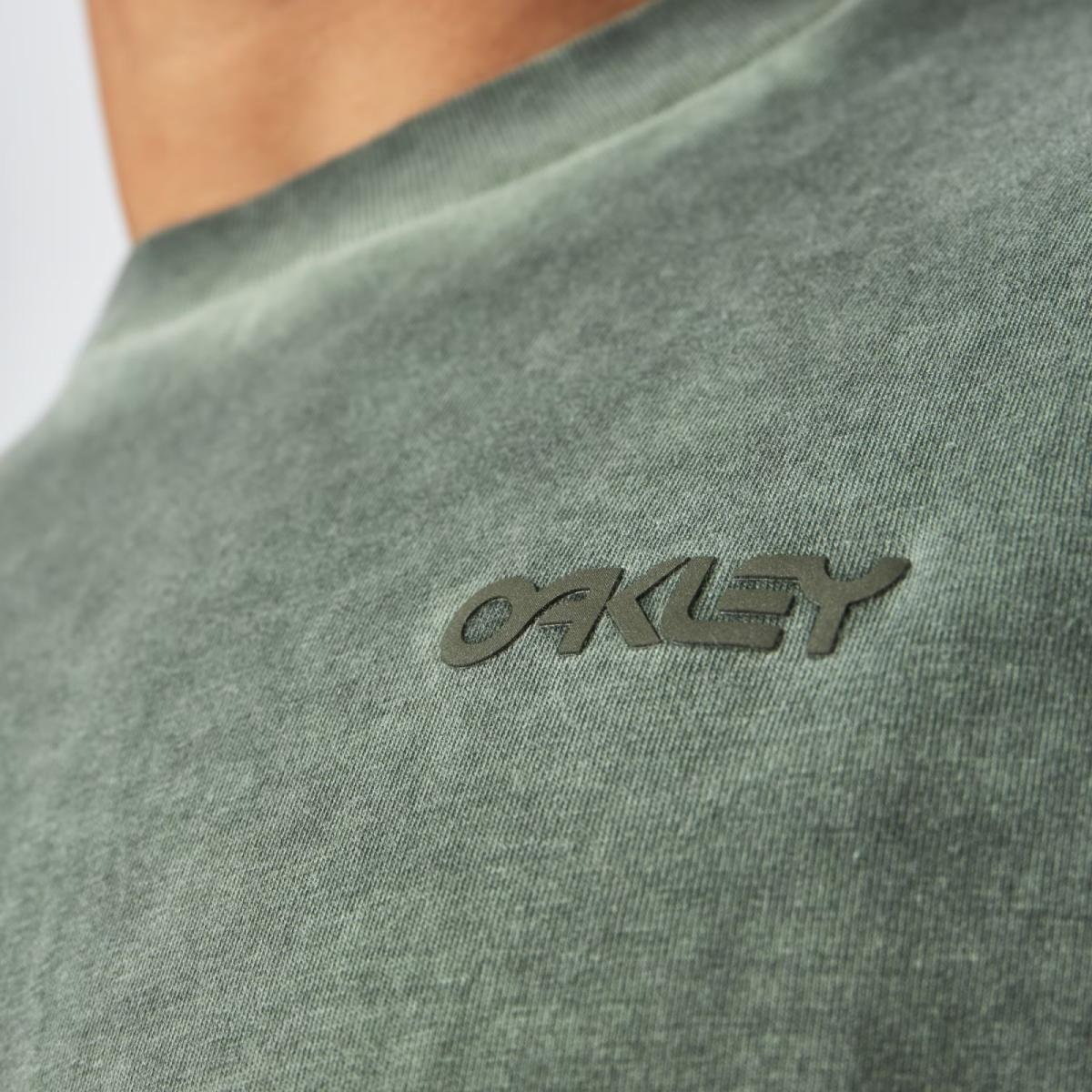 Polera Oakley Overdyed B1B Logo Hombre Verde-5