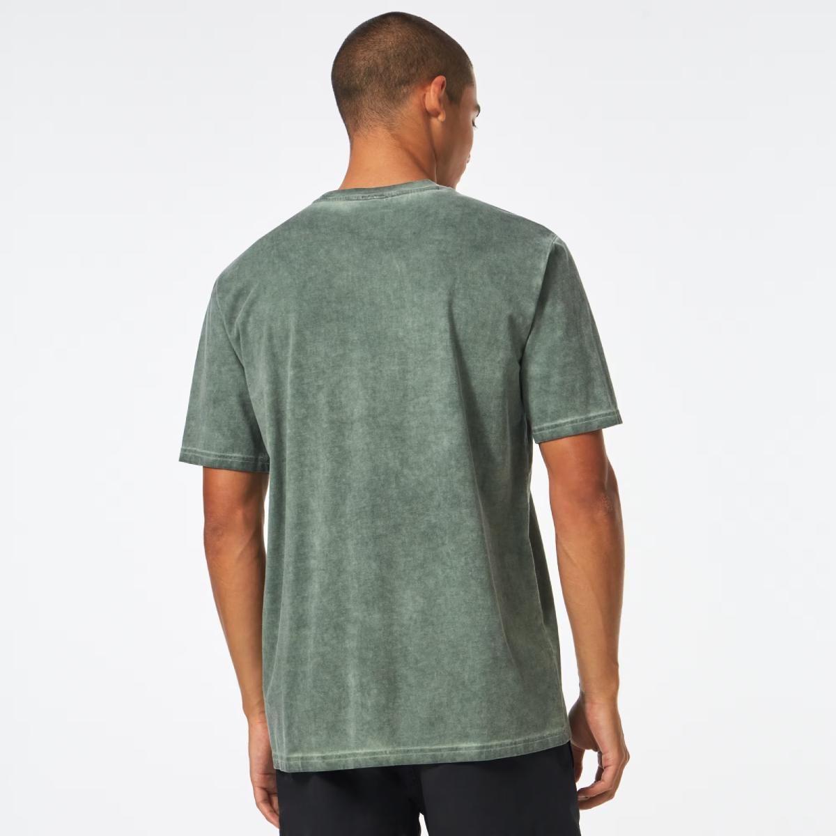 Polera Oakley Overdyed B1B Logo Hombre Verde-2