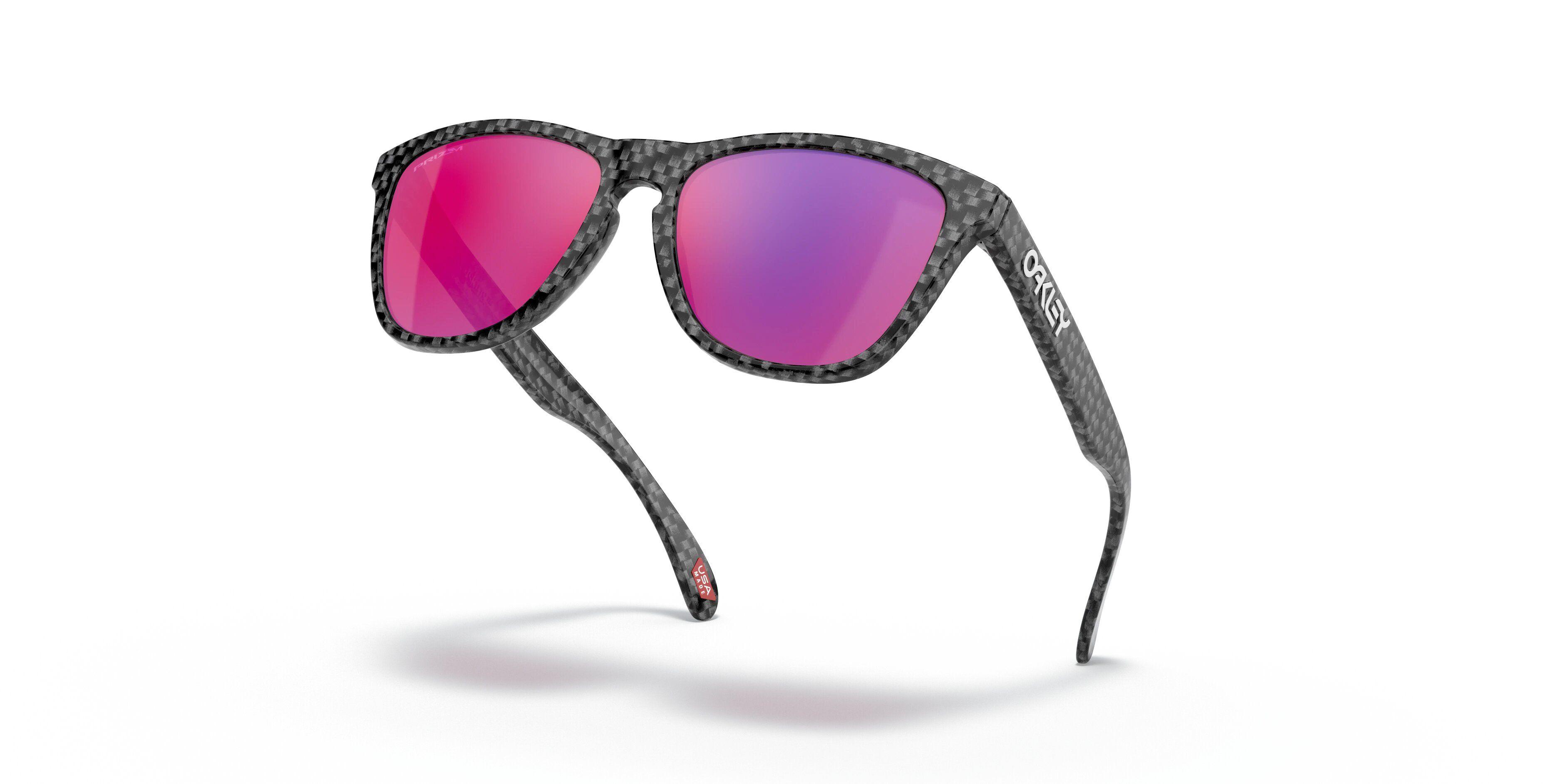 Lentes Oakley Frogskins Carbon Fiber Hombre Prizm Road-0