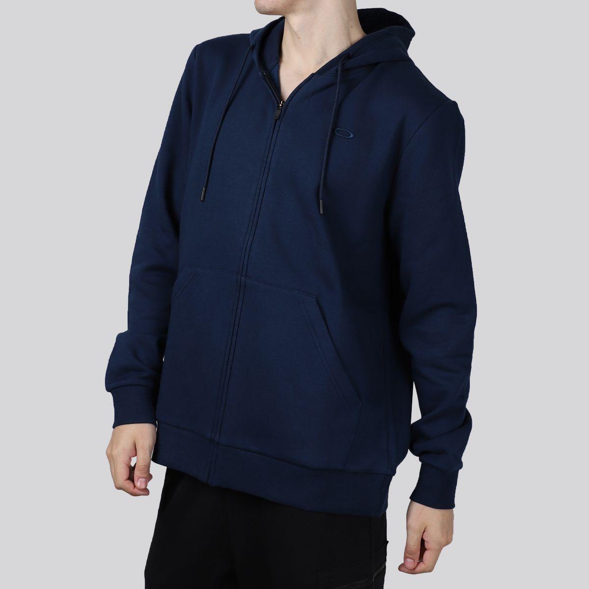 Polerón Hombre Relax Full Zip 2.0 Oakley Team Navy-1