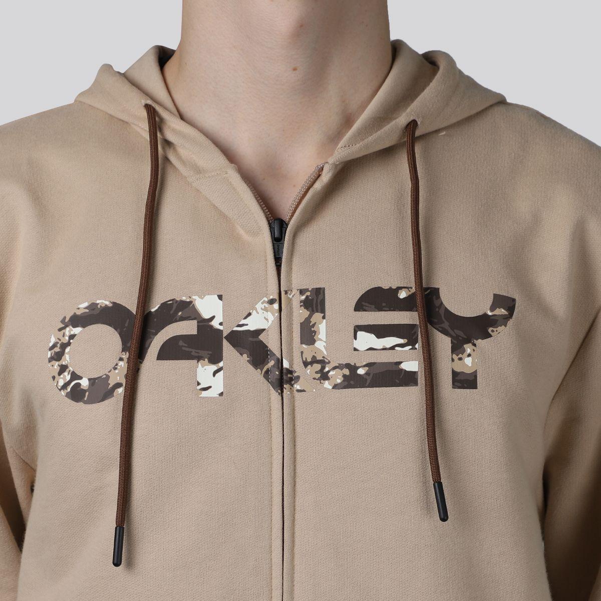 Polerón Hombre Teddy Full Zip Oakley Humus/Tiger Mint camo-3