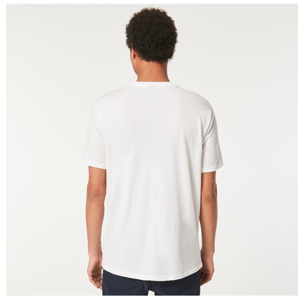 Polera Oakley Ribbon B1B Tee Hombre Blanco-1