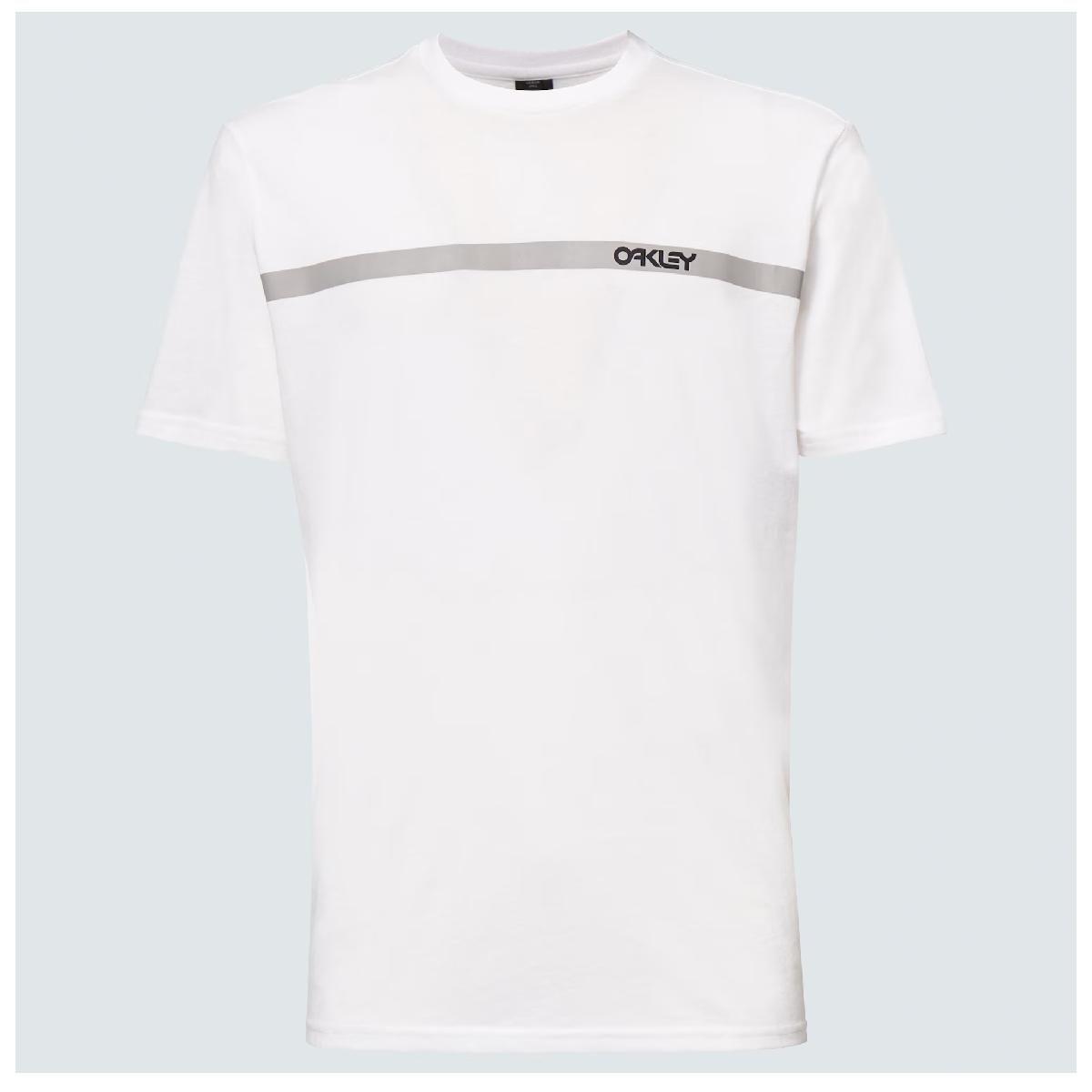 Polera Oakley Ribbon B1B Tee Hombre Blanco-3