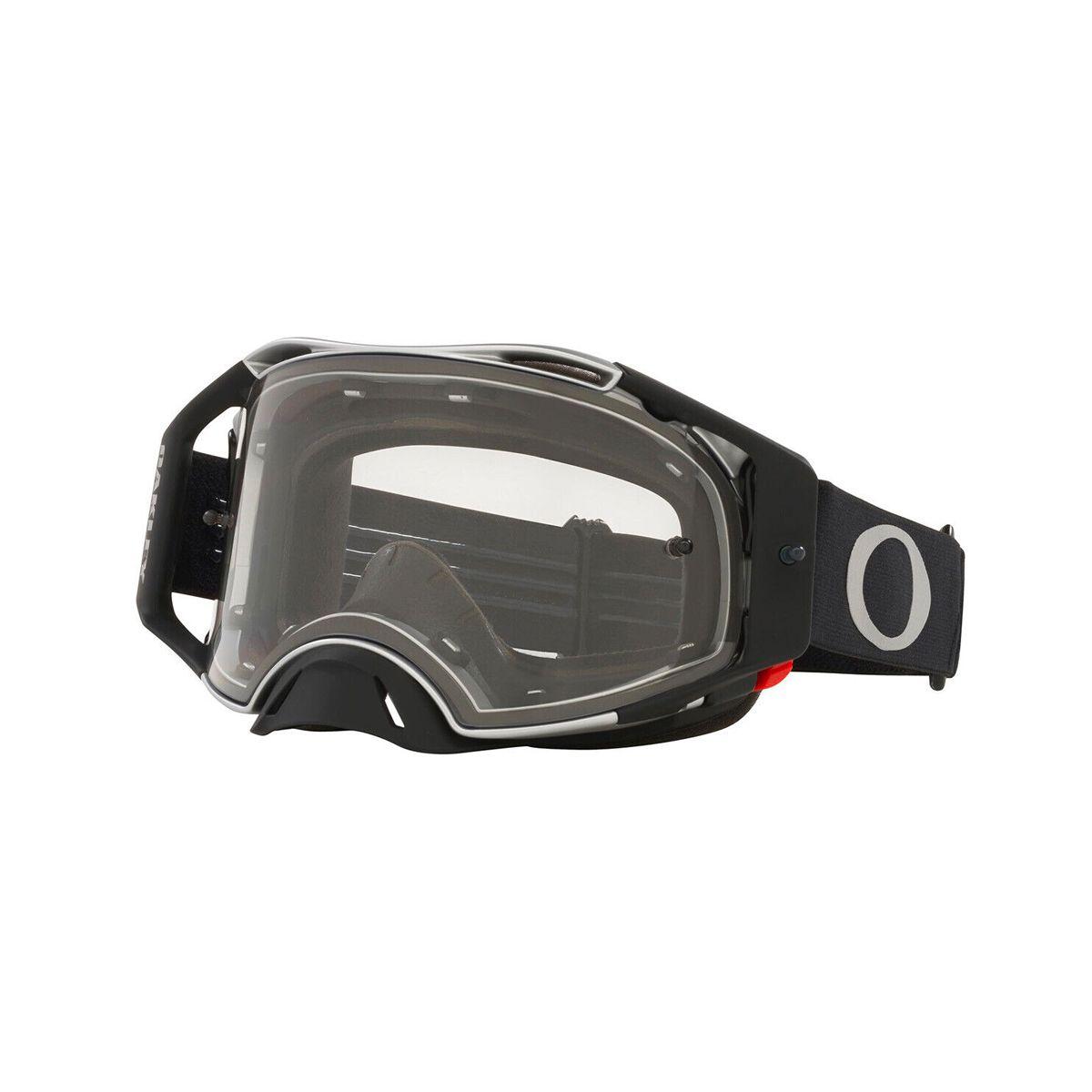 Antiparra MTB  MX Airbrake Oakley Clear/Black Gunmetal-0