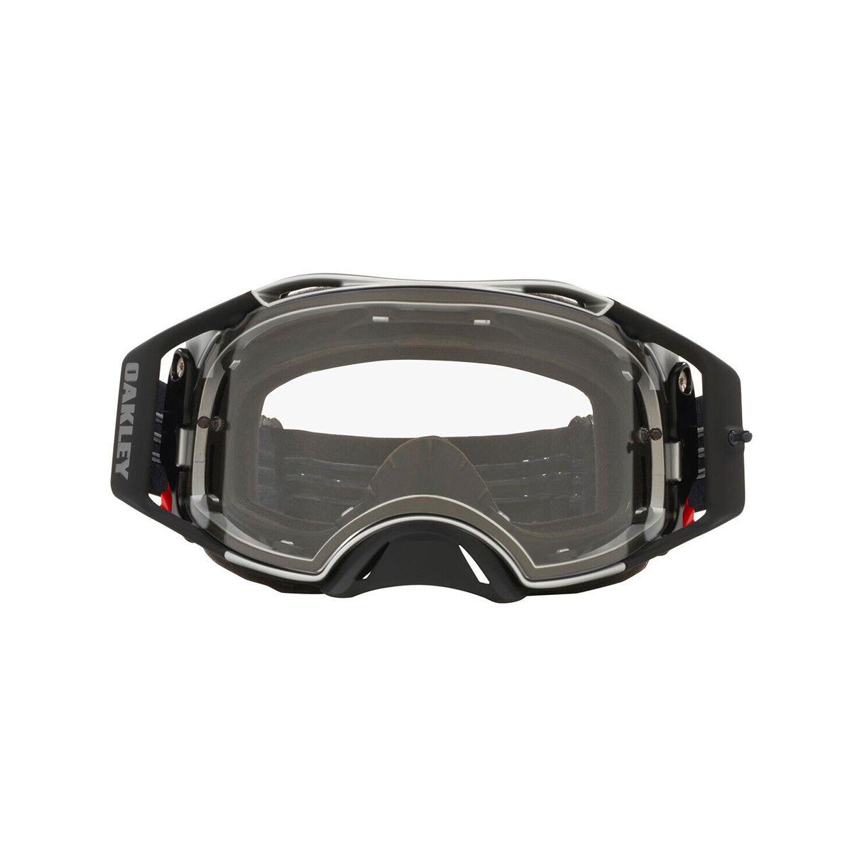 Antiparra MTB  MX Airbrake Oakley Clear/Black Gunmetal-1