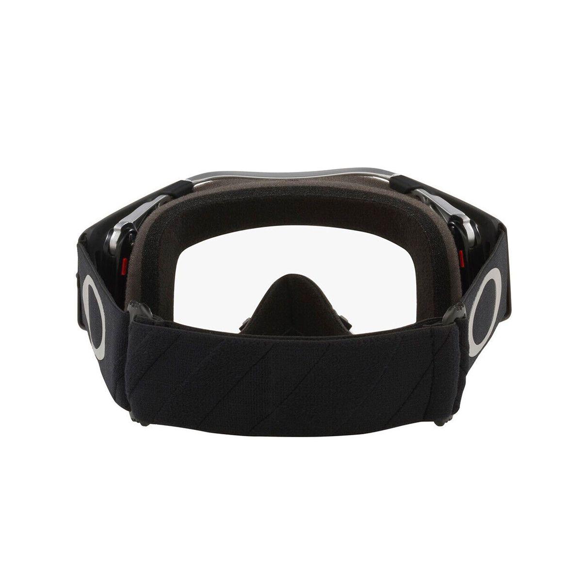 Antiparra MTB  MX Airbrake Oakley Clear/Black Gunmetal-3