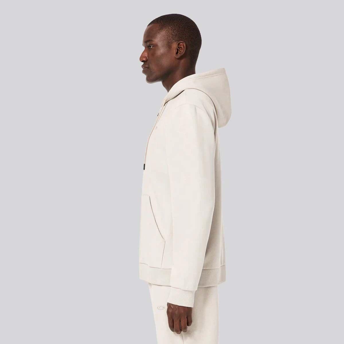 Polerón Hombre Relax Full Zip 2.0 Oakley Cream White-1