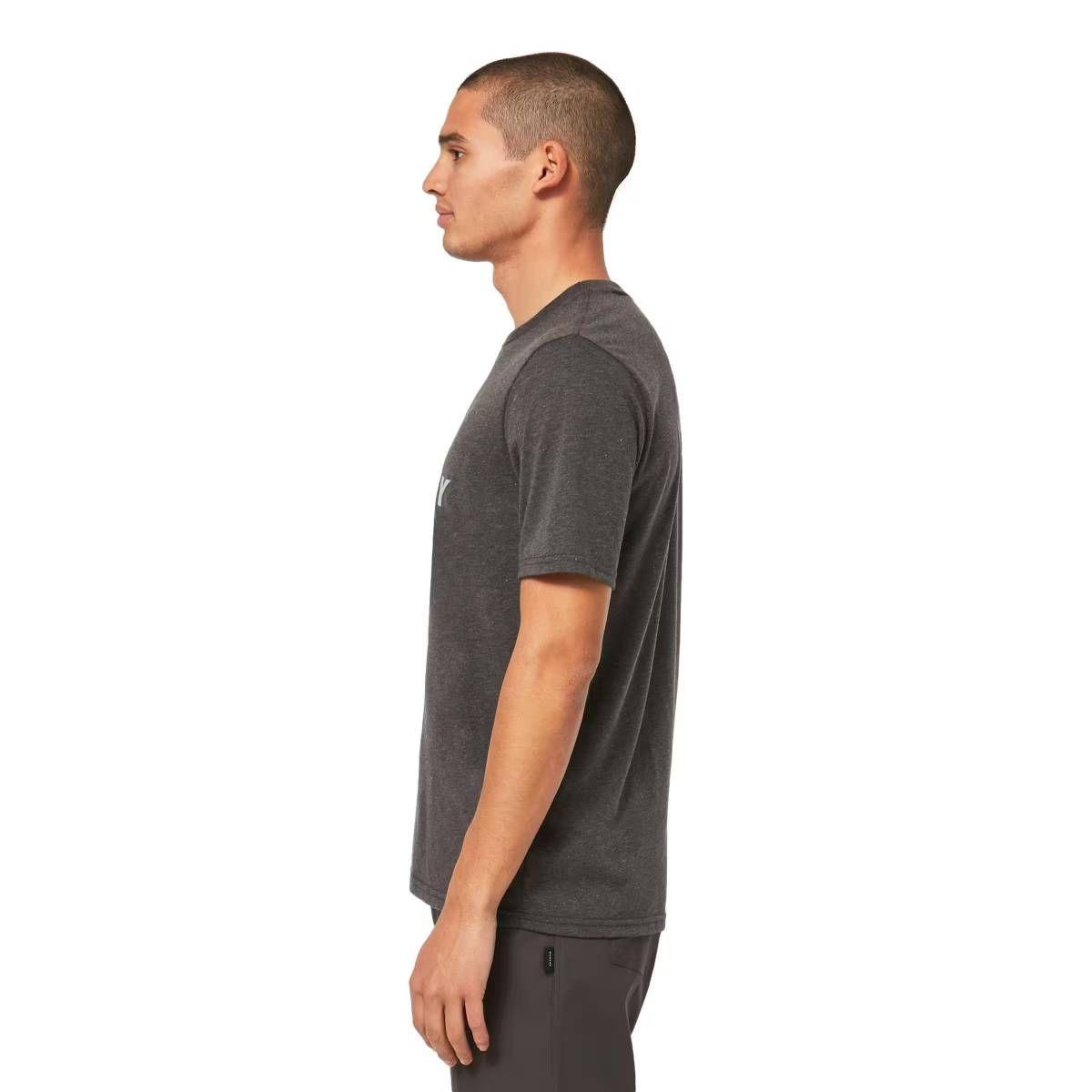 Polera Oakley O-BARK Hombre Gris Piedra-2