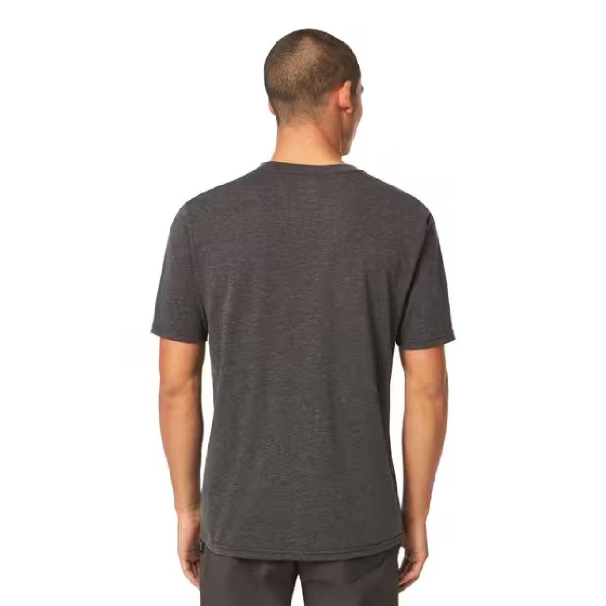 Polera Oakley O-BARK Hombre Gris Piedra-3