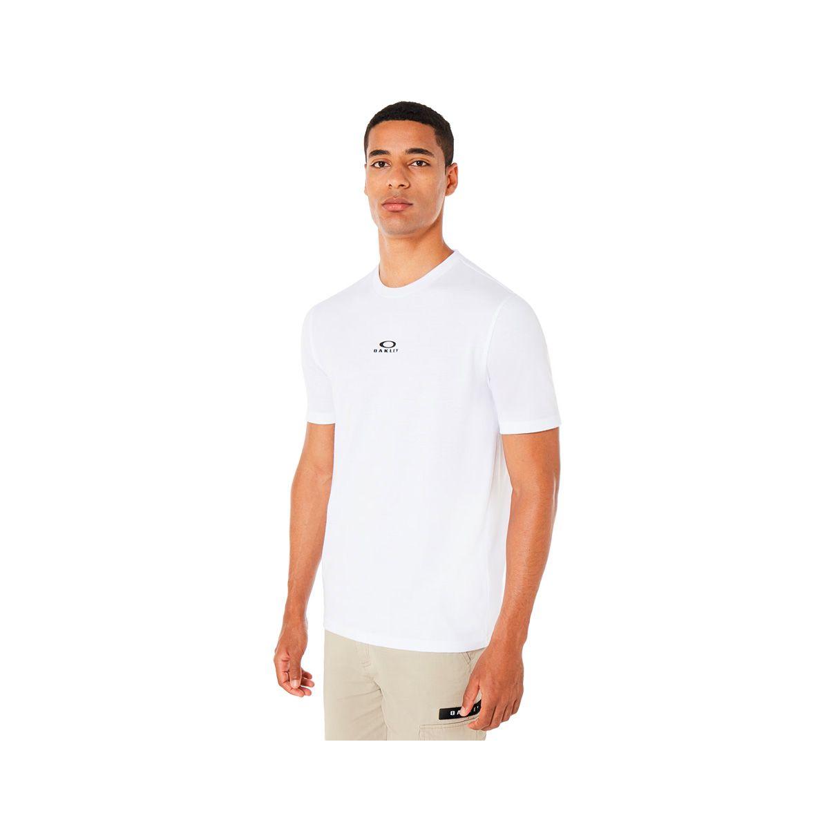 Polera Oakley Bark New Hombre White-1