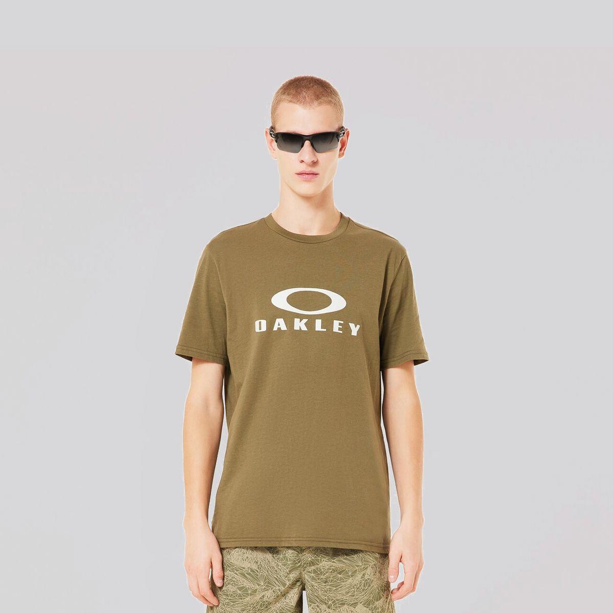 Polera Hombre O Bark 2.0 Oakley Army Green-0