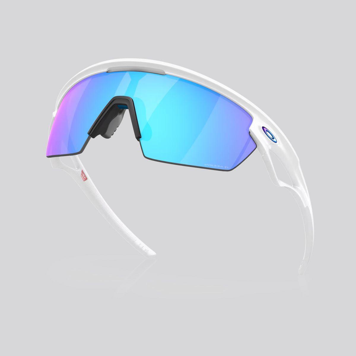Lentes de Sol  BiSphaera Oakley Matte White/Prizm Sapphire-3