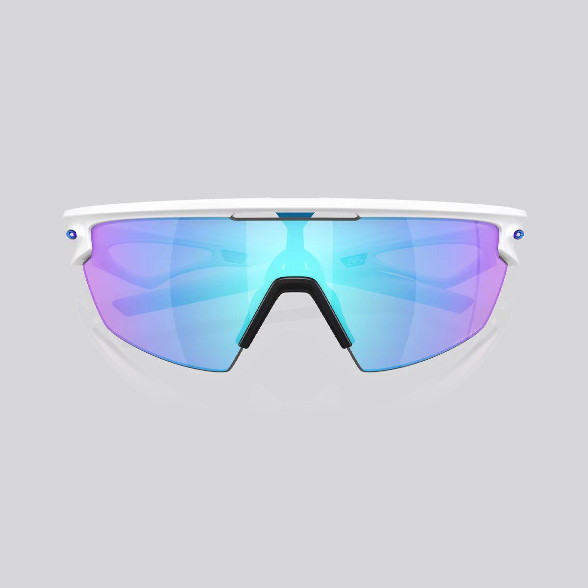 Lentes de Sol  BiSphaera Oakley Matte White/Prizm Sapphire-4
