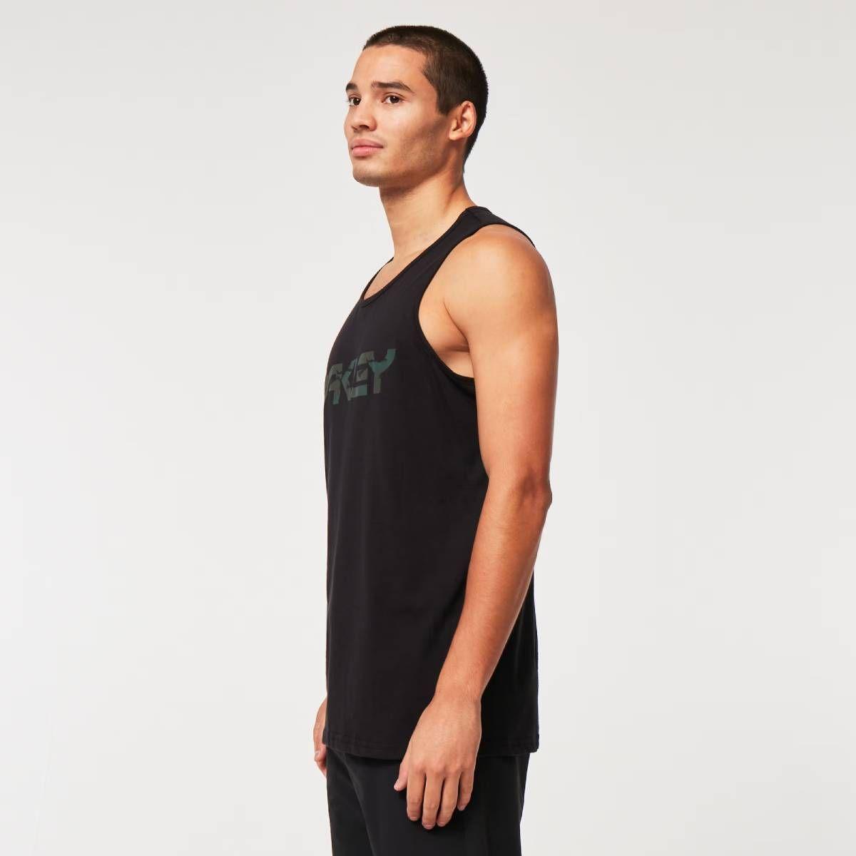 Polera Oakley Mark 3 Tank Hombre Negro-1