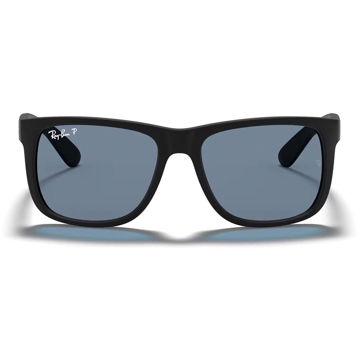 Lentes de Sol Ray-Ban Justin Unisex Black Polarizado-0