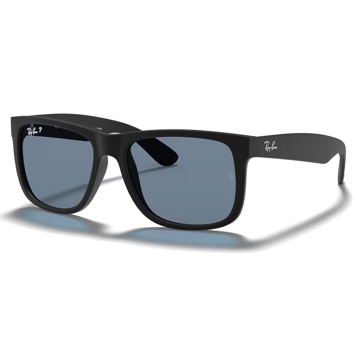 Lentes de Sol Ray-Ban Justin Unisex Black Polarizado-1