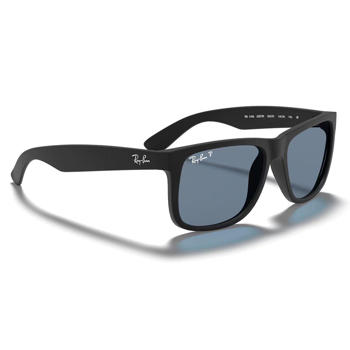 Lentes de Sol Ray-Ban Justin Unisex Black Polarizado-2