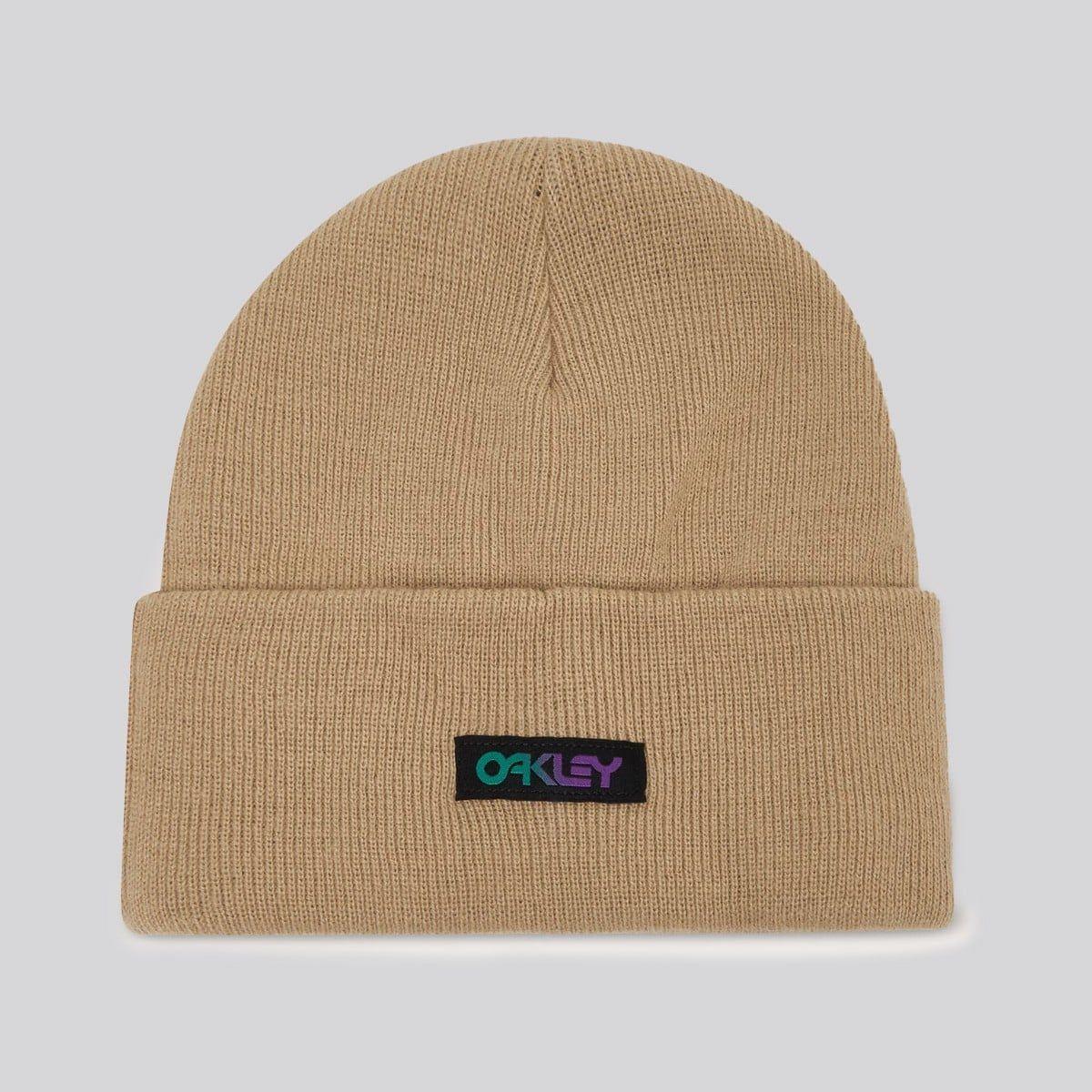 Beanie Oakley B1B Gradient Patch Pebble-0