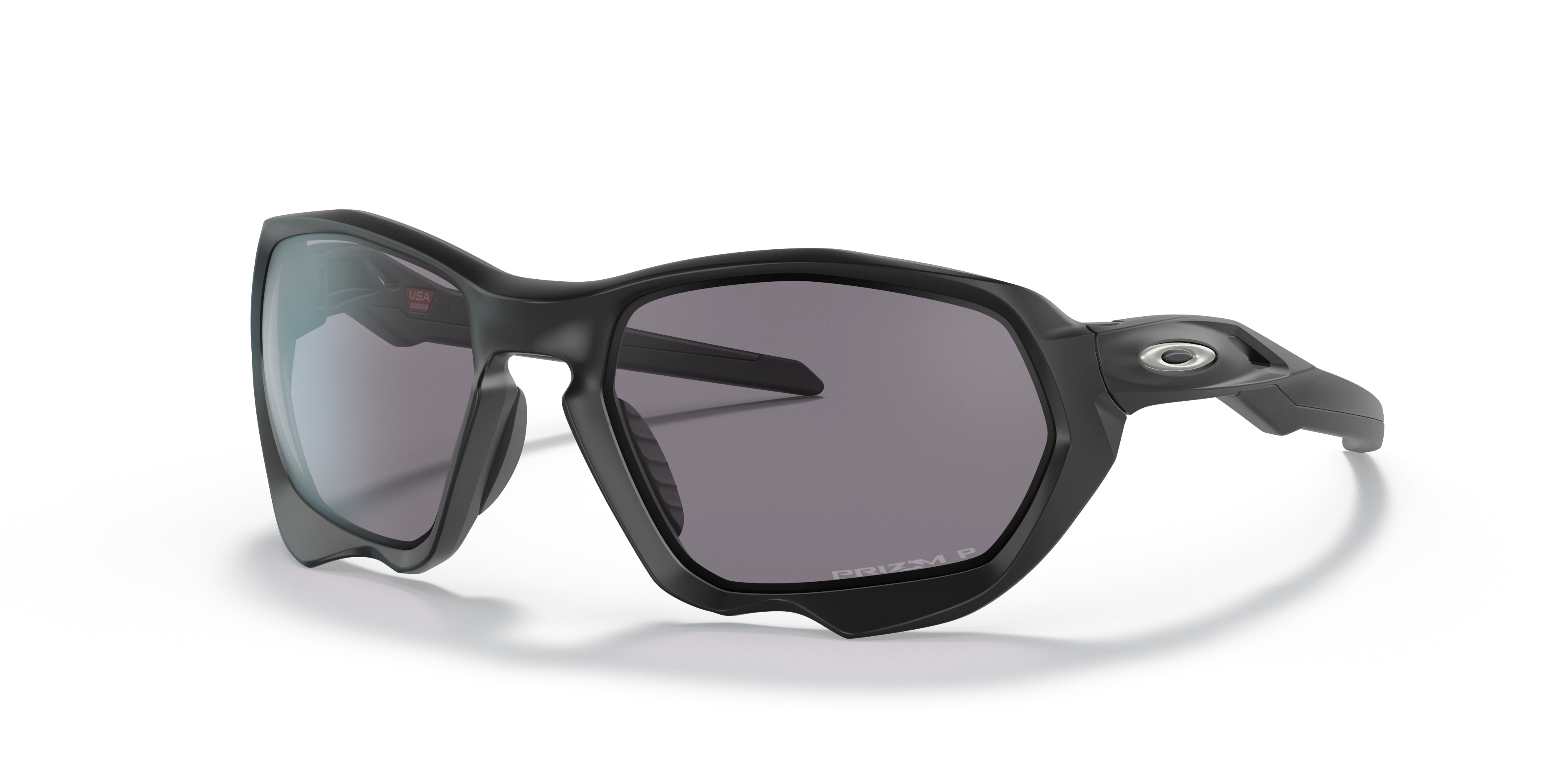 Lentes Oakley Plazma Matte Black Hombre Prizm Grey-0