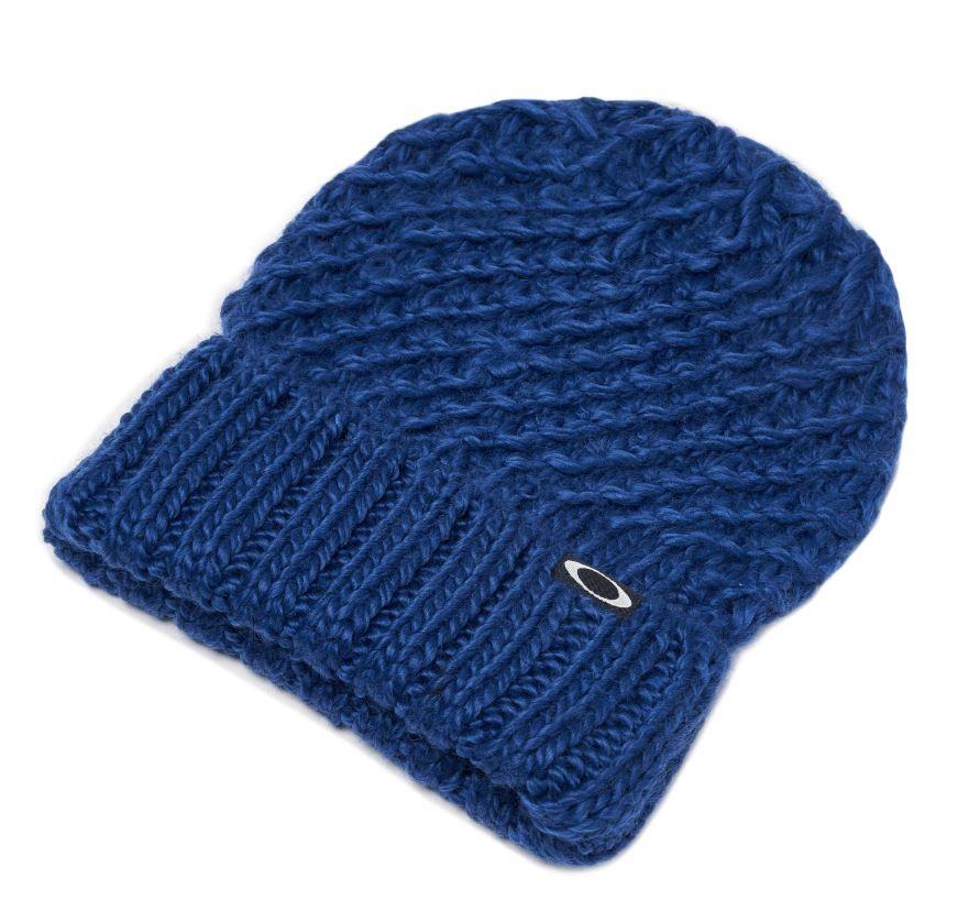 Beanie Oakley Mix Yarn Mujer Dark Blue-0