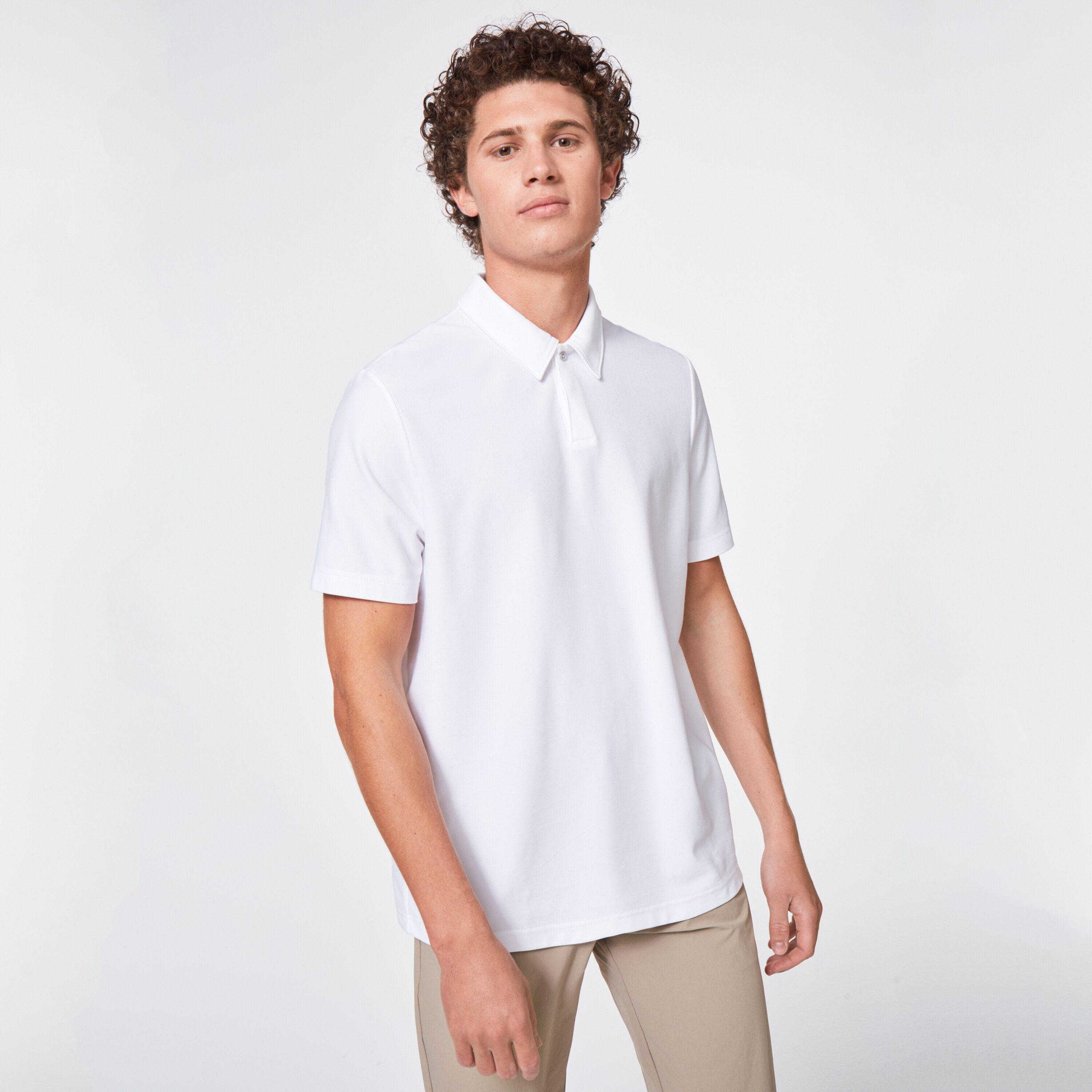 Polera Polo Oakley Club House Hombre White-0