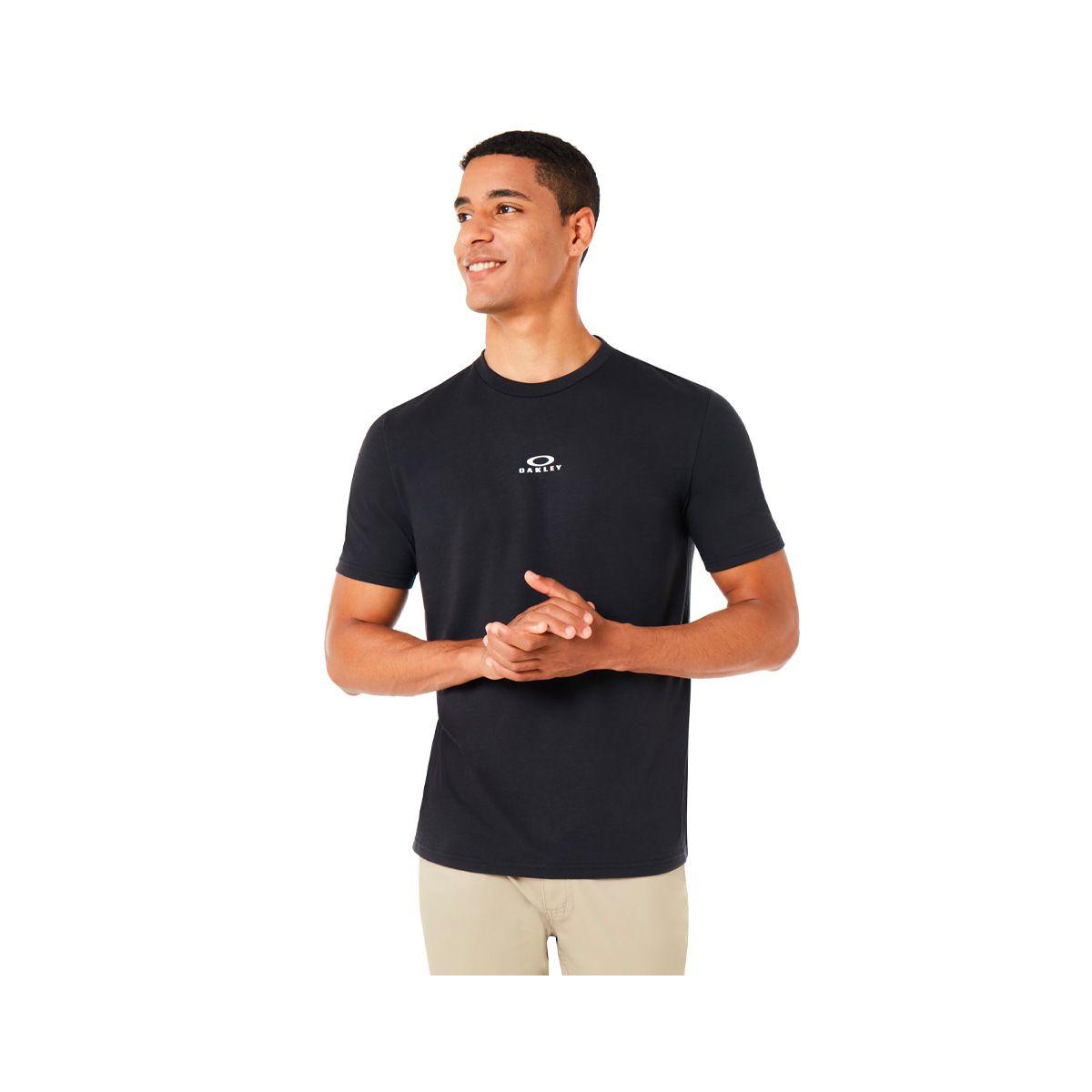 Polera Oakley Bark New Hombre Black-0
