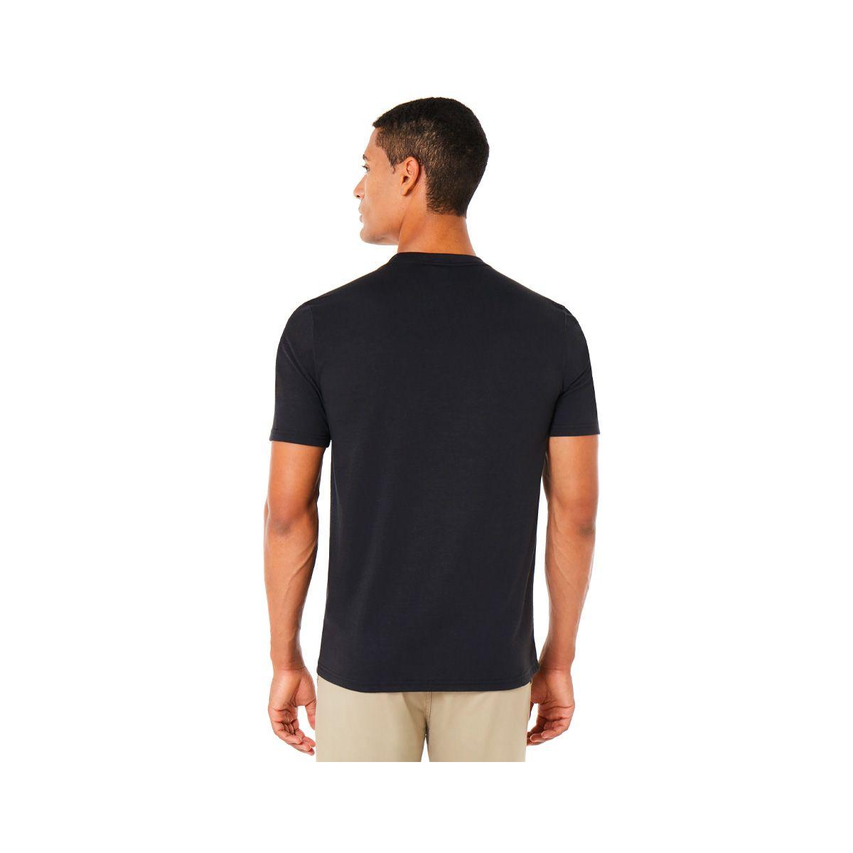Polera Oakley Bark New Hombre Black-1