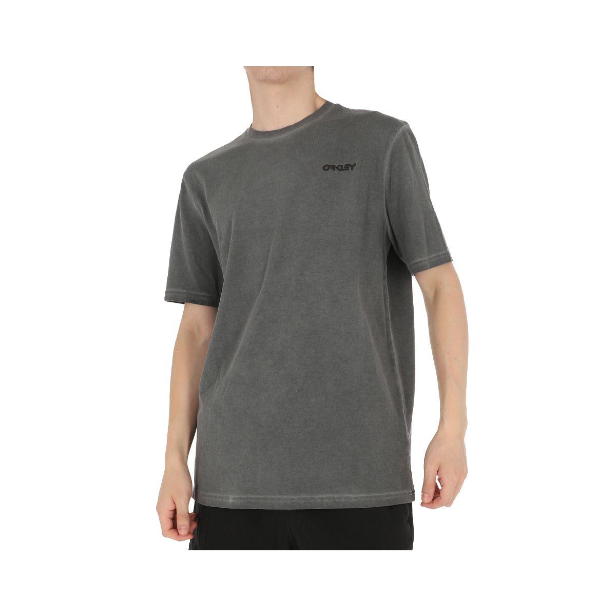 Polera Oakley Overdyed B1B Logo Hombre Blackout-0