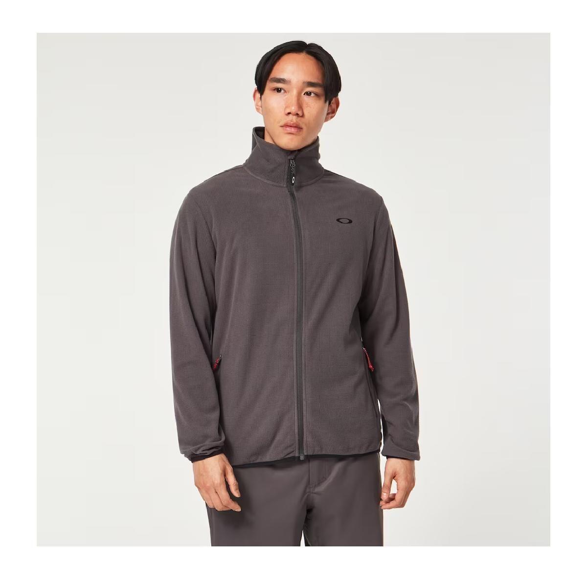Polerón Oakley Alpine Full Zip Hombre Gris-1