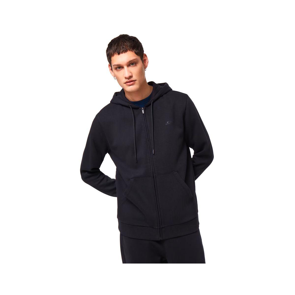 Polerón Oakley Relax Full Zip Hombre Negro-2