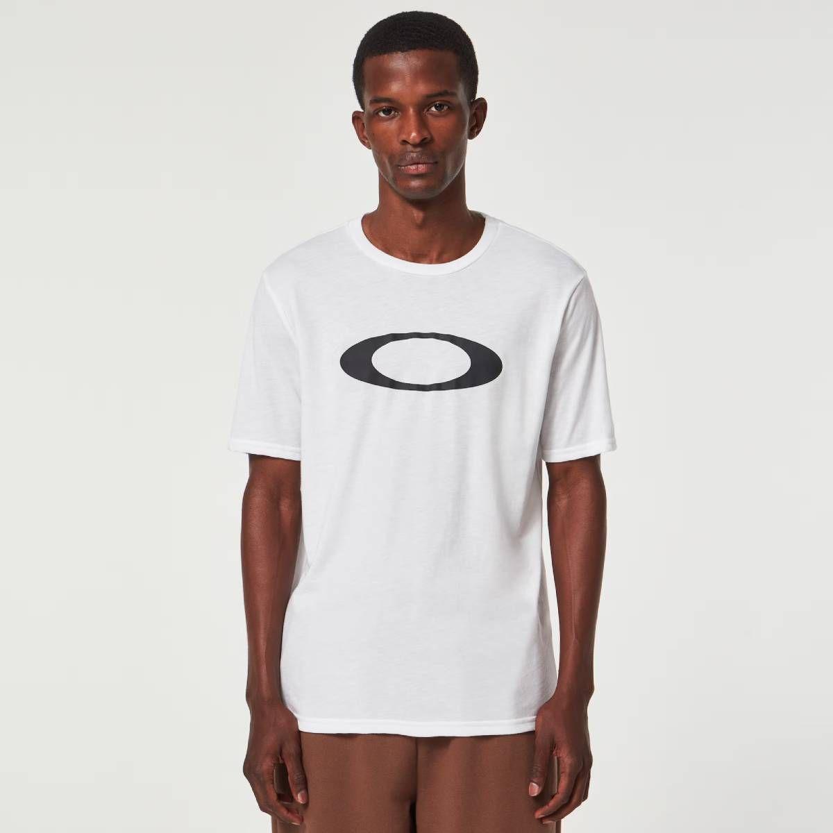 Polera Oakley O-Bold Ellipse Hombre Blanco-0