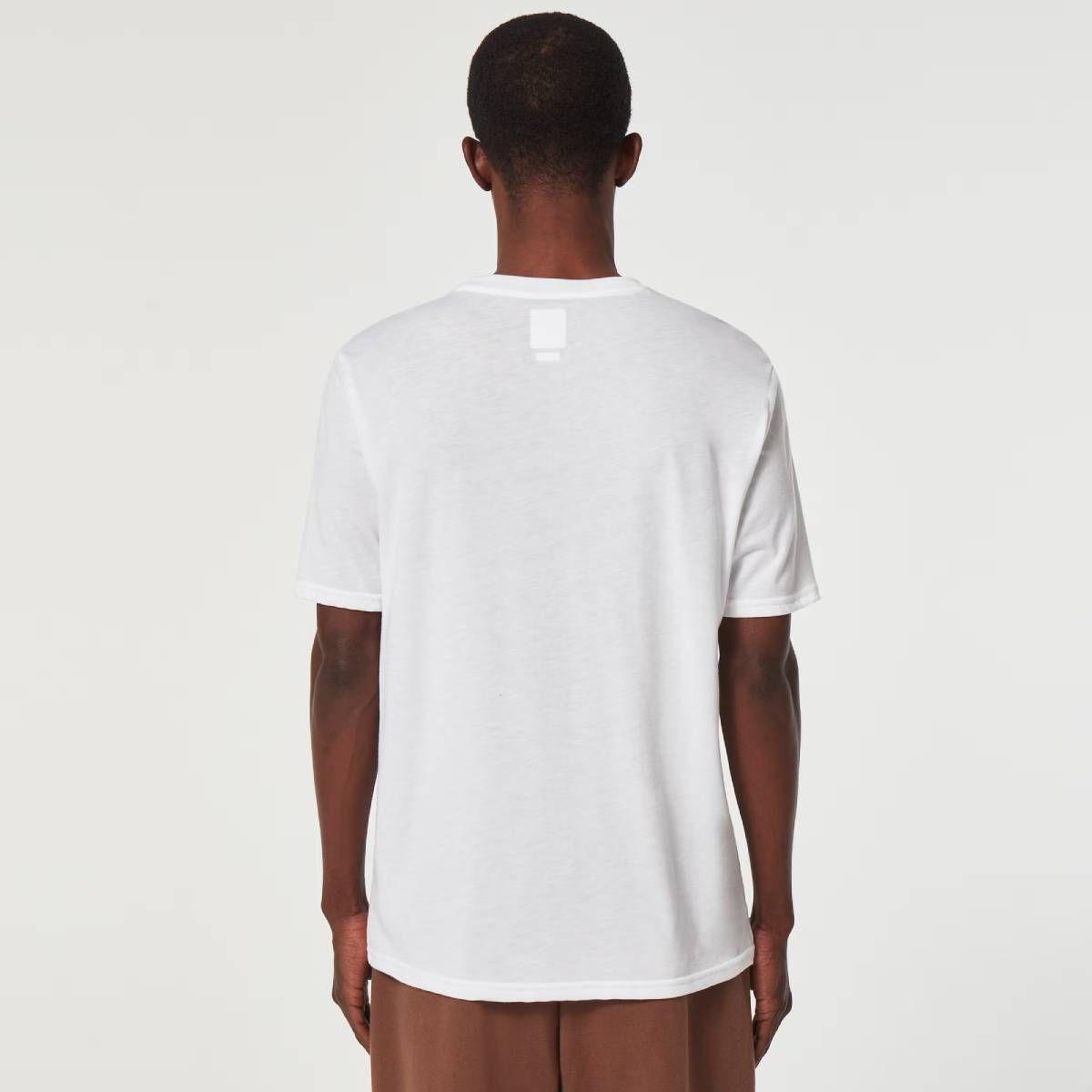 Polera Oakley O-Bold Ellipse Hombre Blanco-1