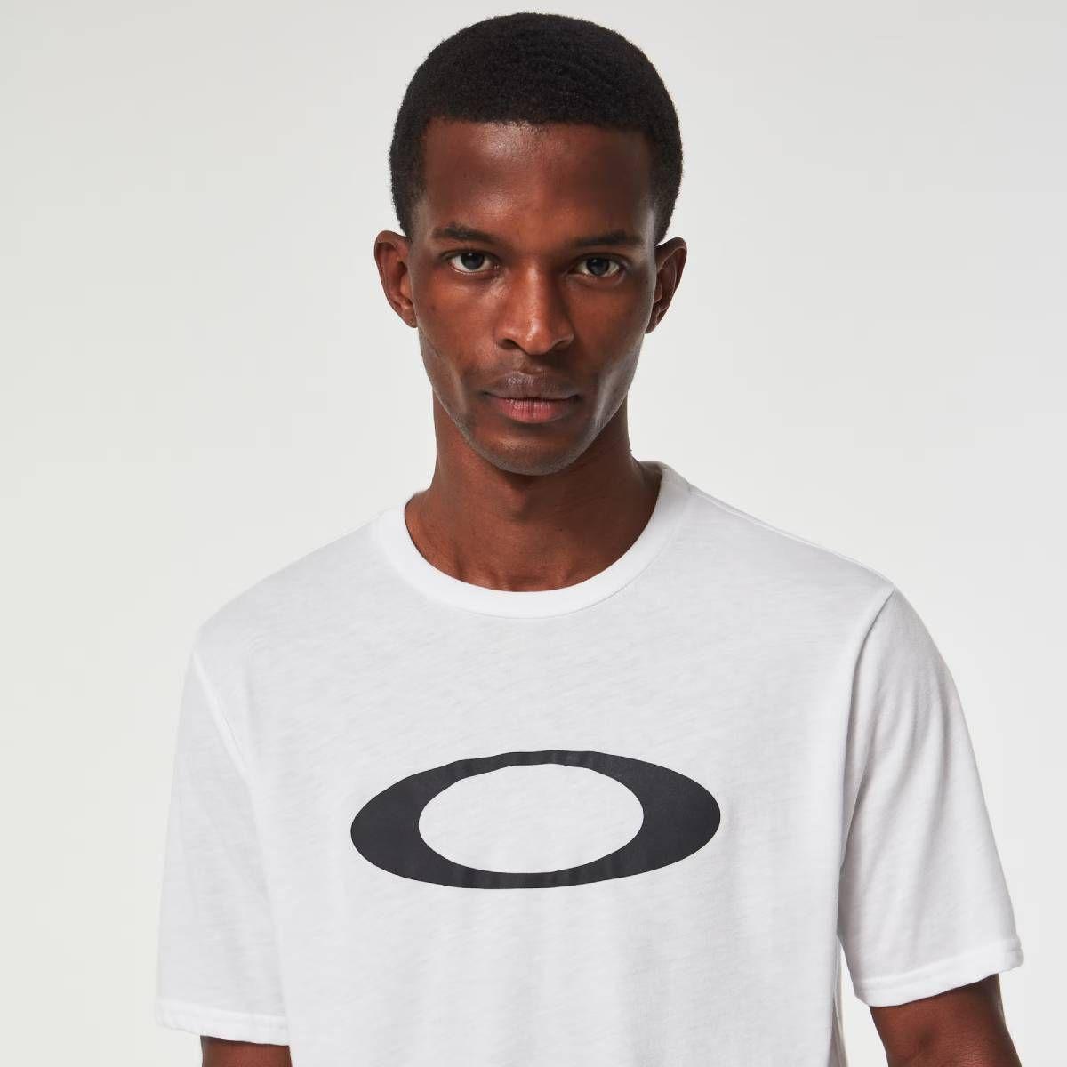 Polera Oakley O-Bold Ellipse Hombre Blanco-2