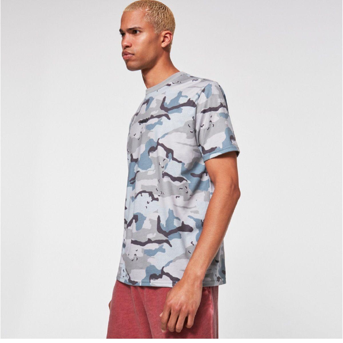 Polera Oakley All Over Camo Hombre B1B Camo Grey-2