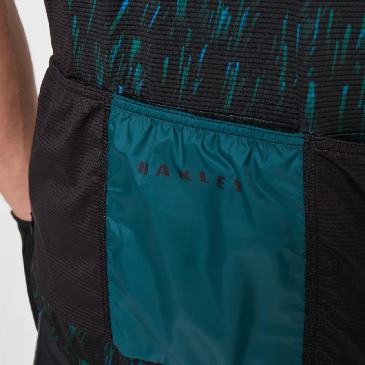 Tricota Ciclismo Oakley Endurance Jersey 2.0 Negro/Azul-6