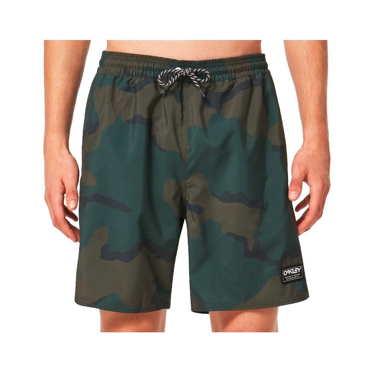 Boardshort Oakley Neuron 18 Hombre Black/Green-0
