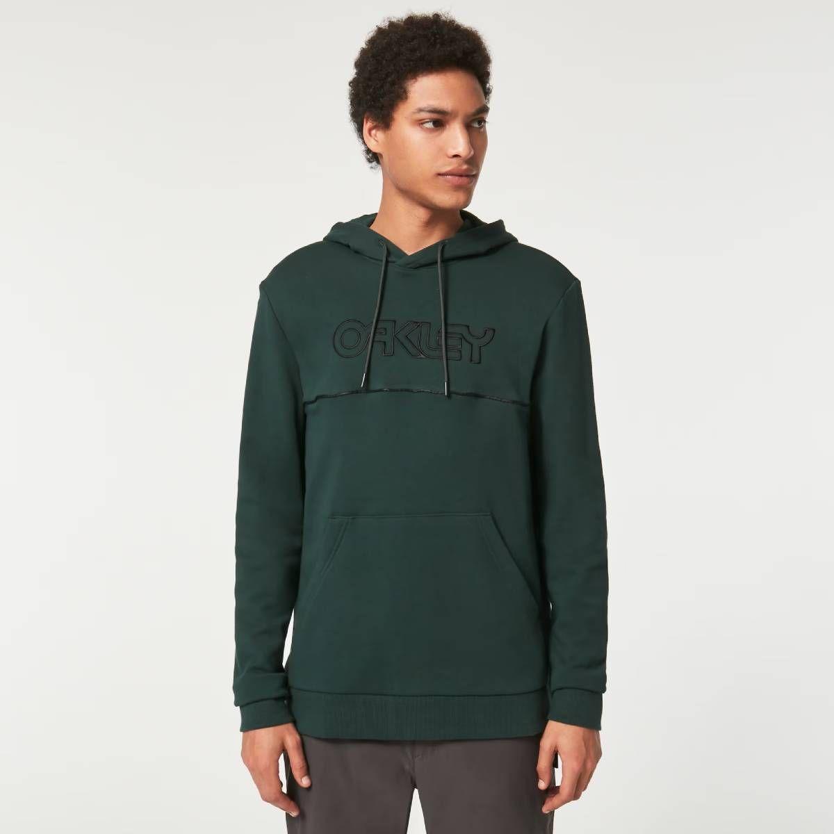 Poleron Oakley Club House B1B Hombre Verde-3