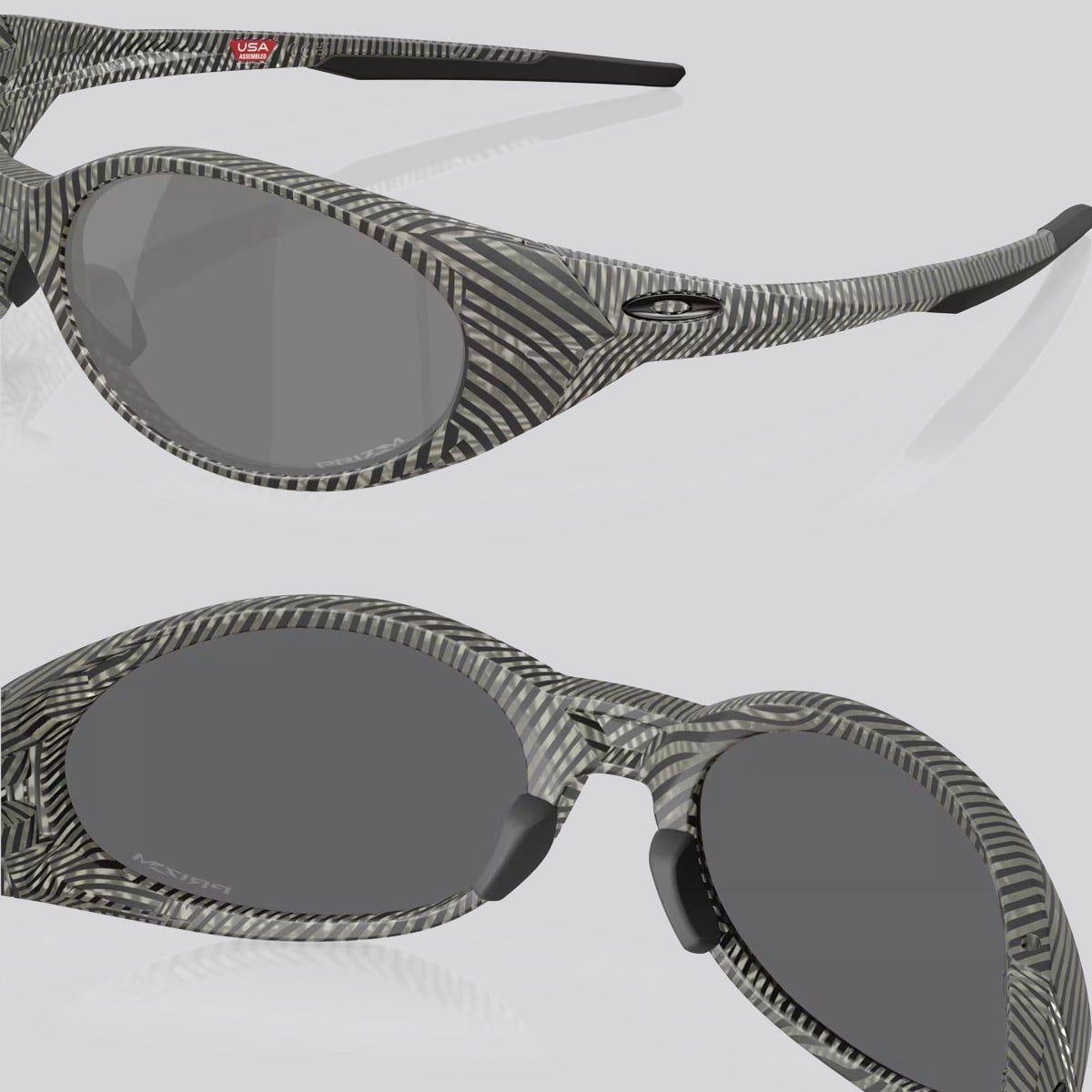 Lentes de Sol Oakley Eyejacket Redux Matte Grey Ink Fingerprint / Prizm Black-5