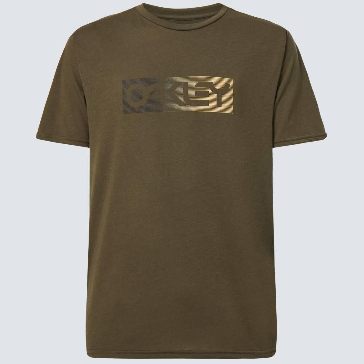 Polera Oakley Gradient Lines B1B RC Hombre Verde-3