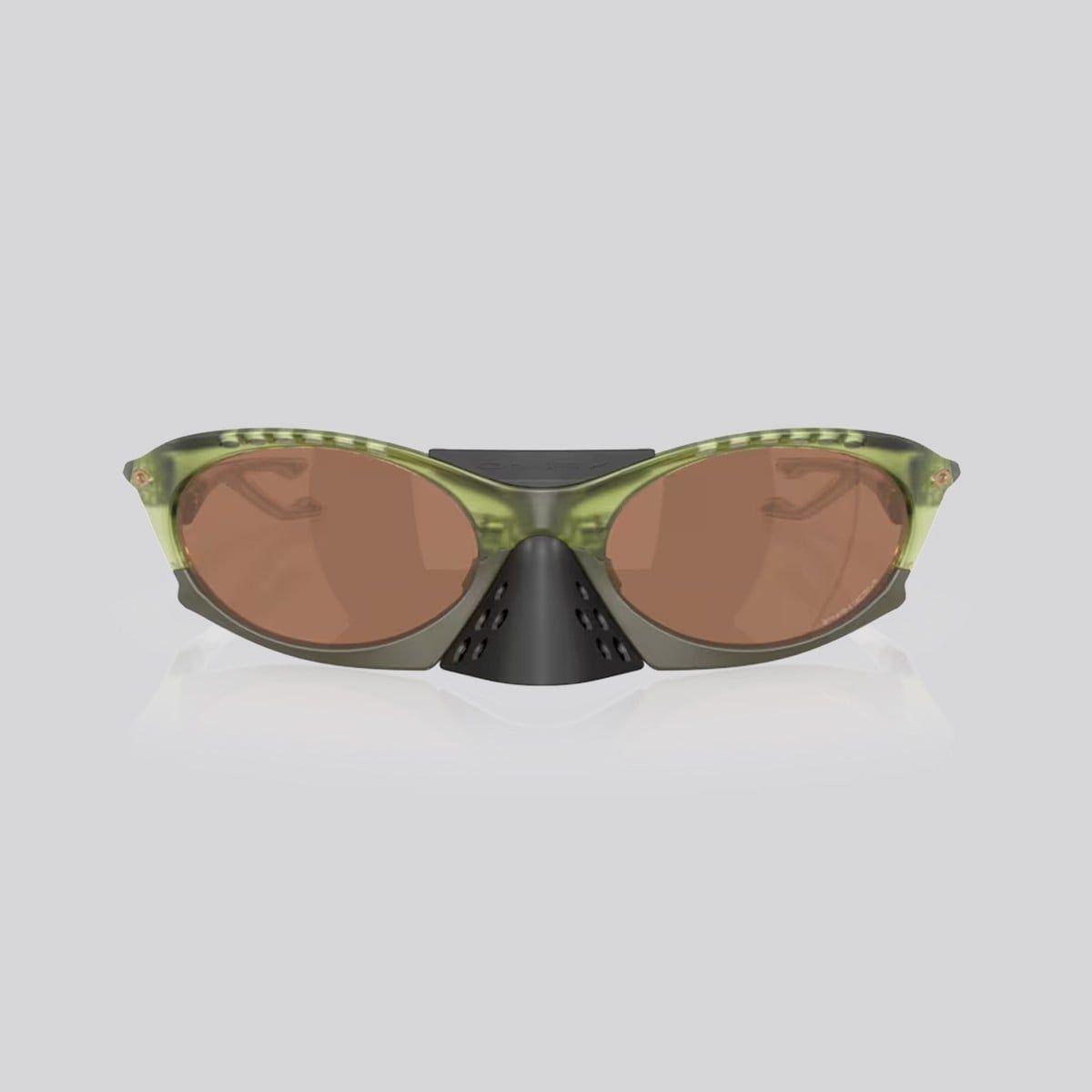 Lentes de Sol Oakley Plantaris Matte Transparent Fern Green / Prizm Tungsten-0