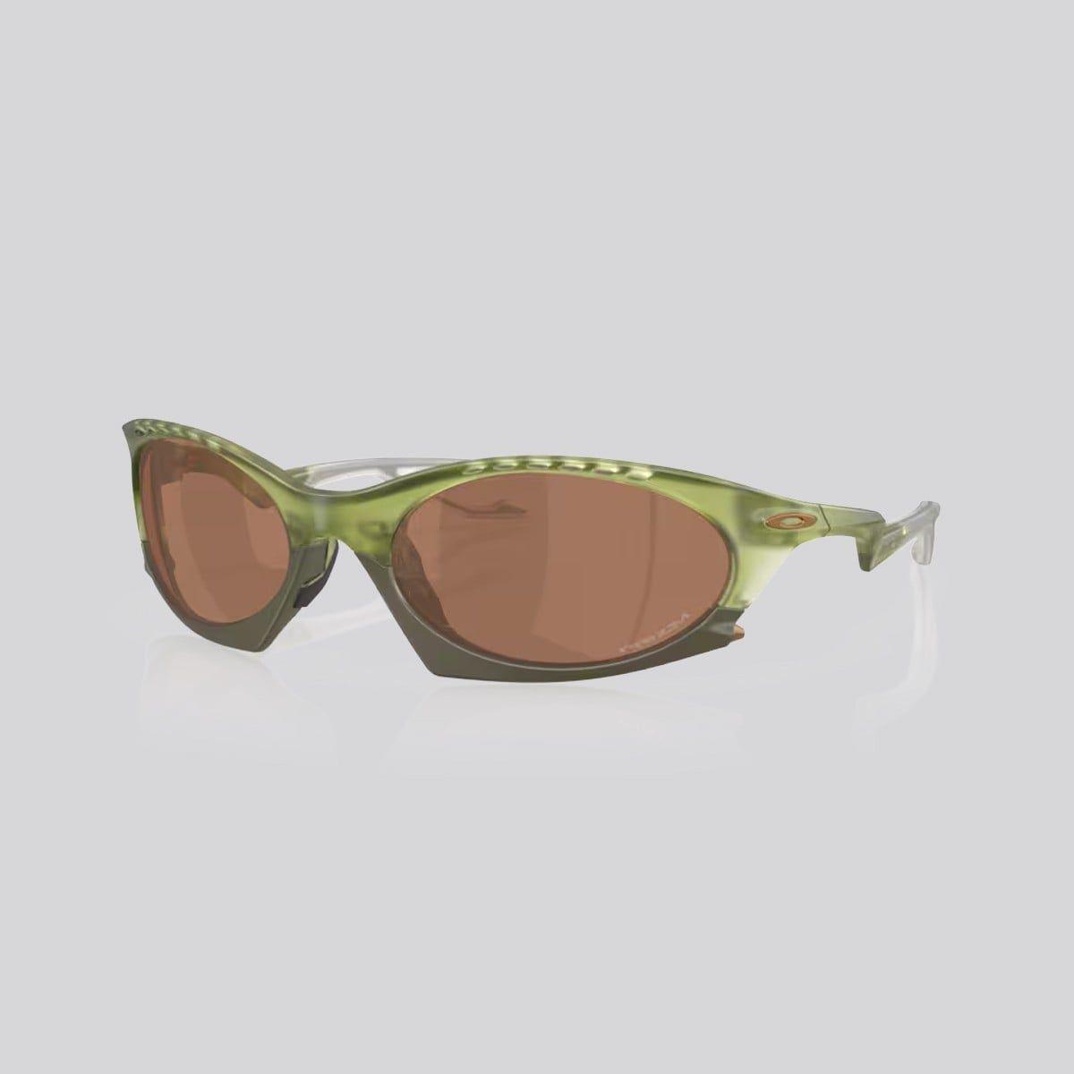 Lentes de Sol Oakley Plantaris Matte Transparent Fern Green / Prizm Tungsten-3