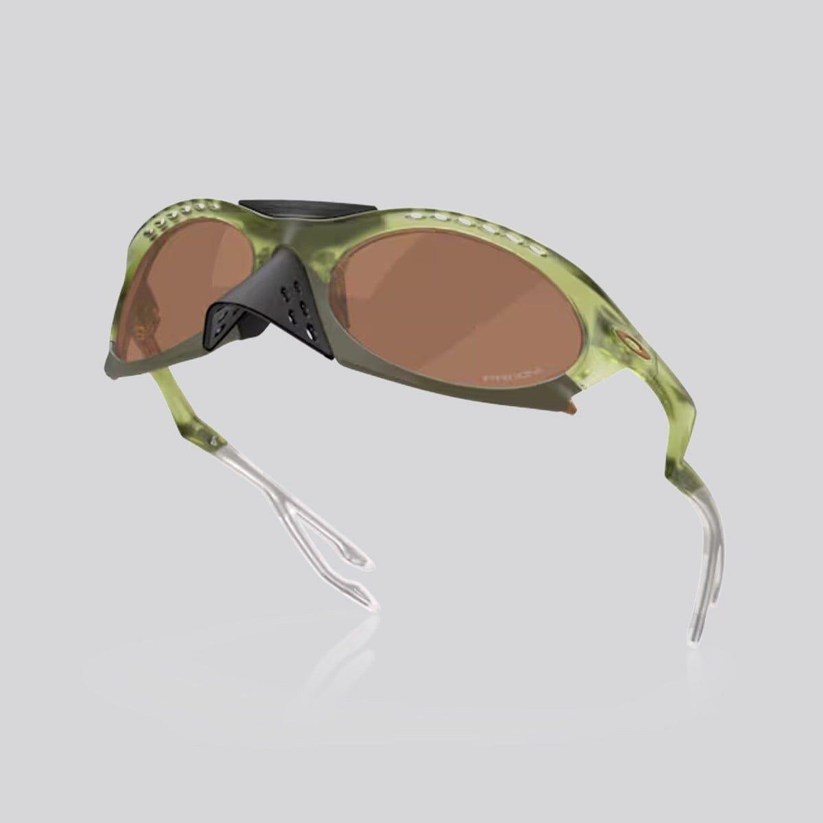 Lentes de Sol Oakley Plantaris Matte Transparent Fern Green / Prizm Tungsten-4