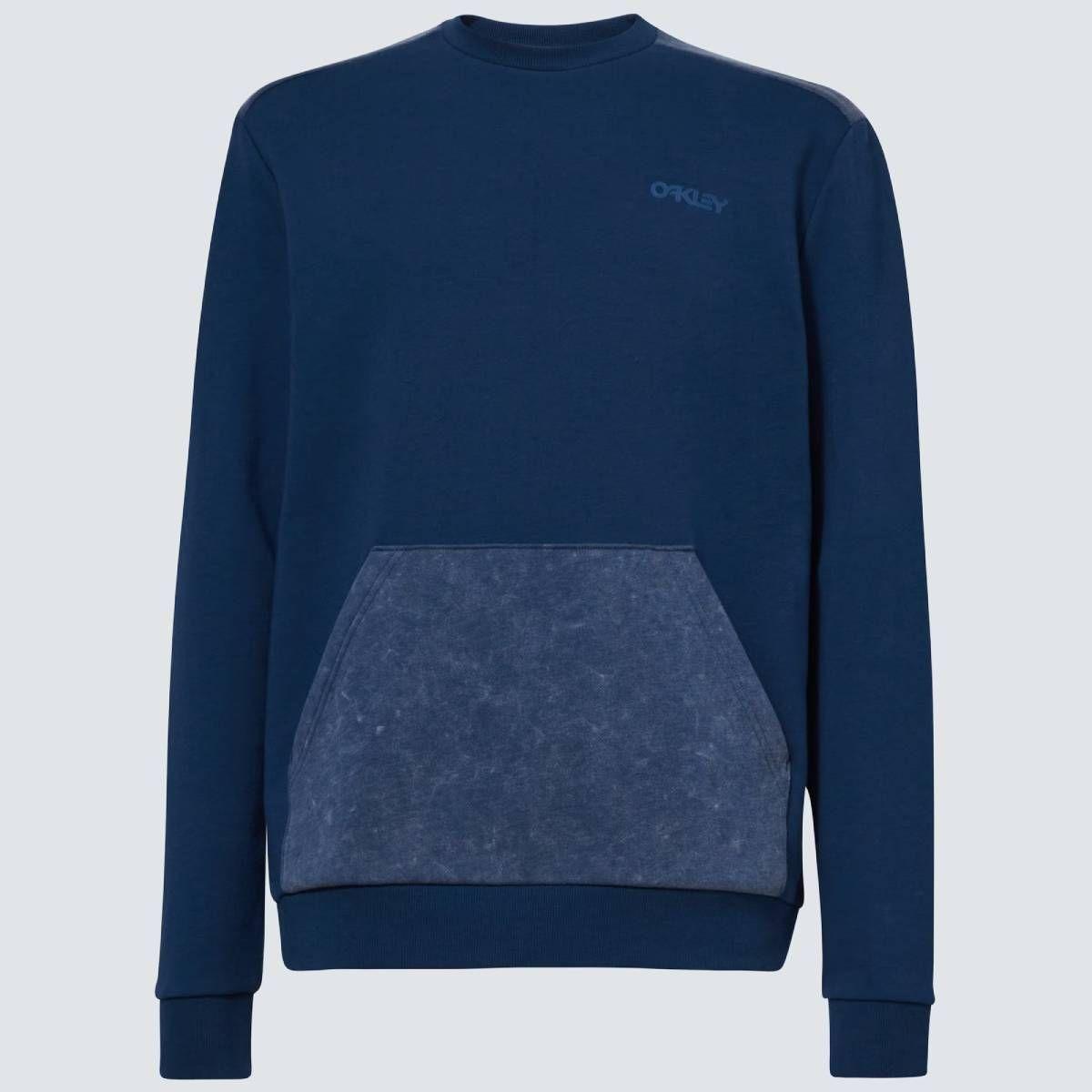 Polerón Oakley Soft Dye Crew Hombre Azul-4