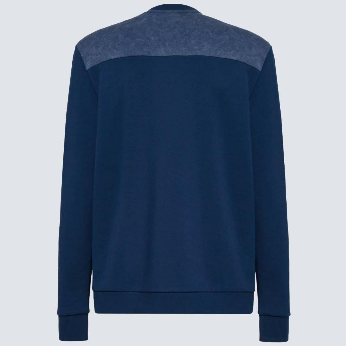 Polerón Oakley Soft Dye Crew Hombre Azul-5