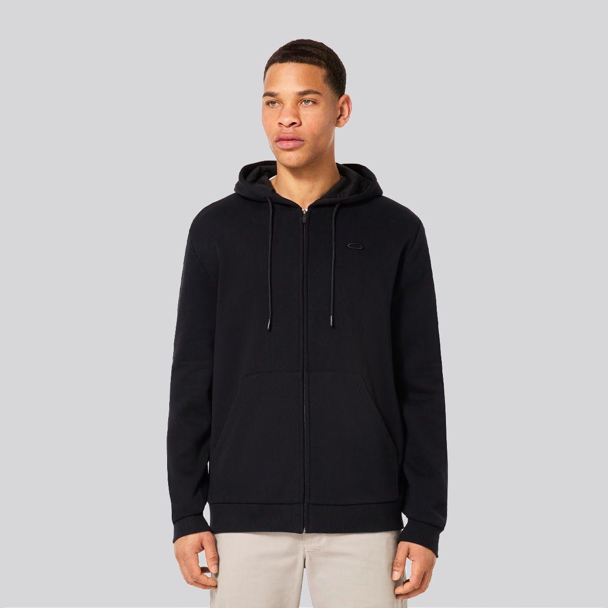 Polerón Hombre Relax Full Zip 2.0 Oakley Blackout-0