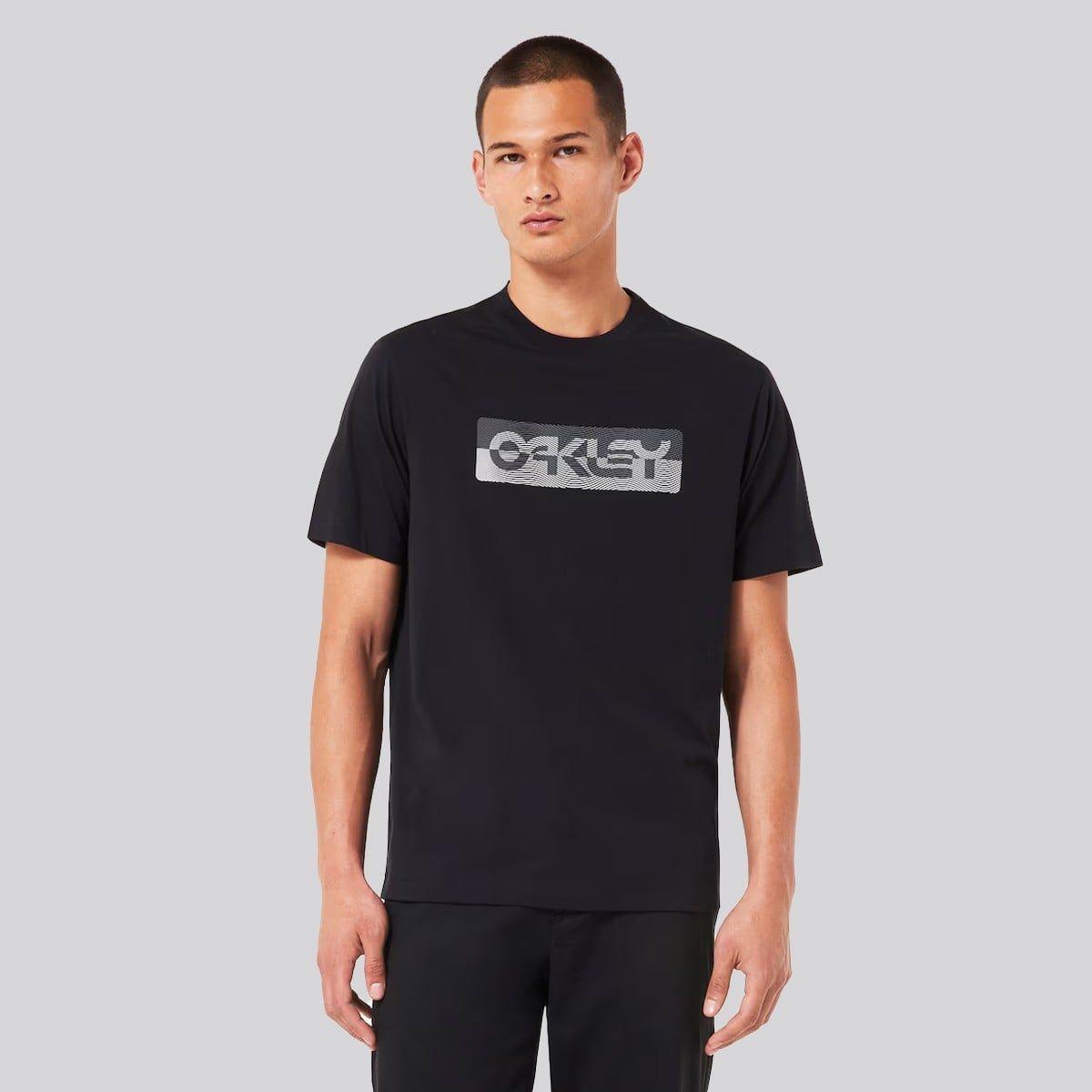Polera Oakley Duality B1B Hombre Negro-0