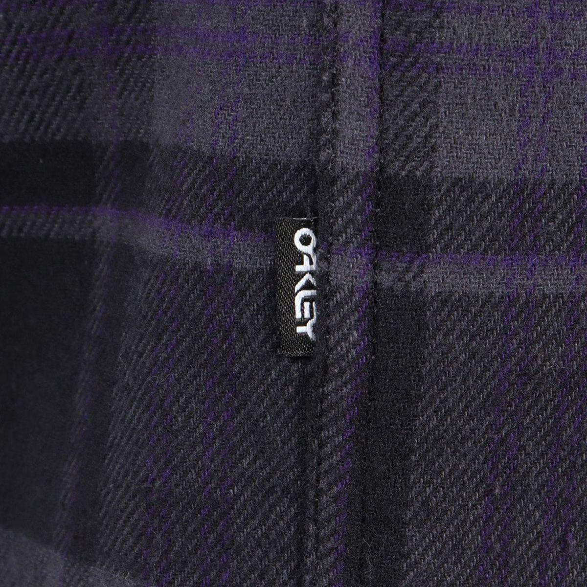 Camisa Oakley Podium Plaid Black/Graphite/Amethyst-3
